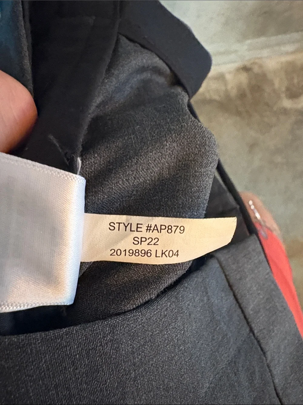 J. Crew Thompson Men's Dress Pants in Charcoal W31 L30